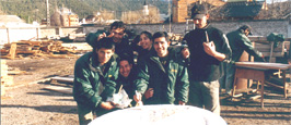 Curso de Carteleria en Areas Protegidas, construccion del logo del Parque Nacional Lanin, para el nuevo portal de acceso.