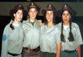 Las mujeres Guardaparques de la Promocion: Mara, Marcia, Laura y Lidia
